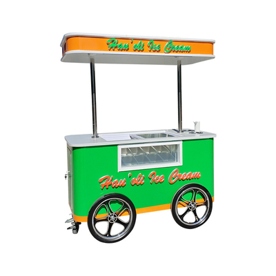 Jekeen personnalisé de la glace pédalant Vending Van de crème glacée vélo alimentaire