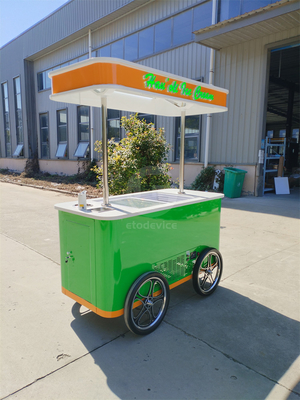 Jekeen personnalisé de la glace pédalant Vending Van de crème glacée vélo alimentaire
