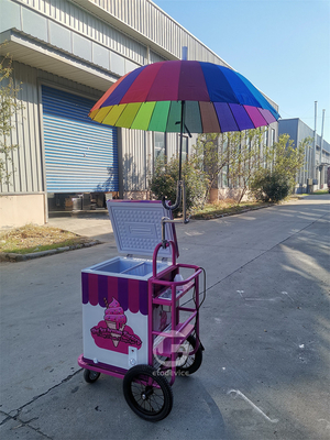 Un chariot de vélo destiné aux vendeurs de rue
