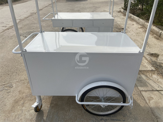 Crème glacée chinoise mobile à bas prix Crêpe de rue panier de restauration rapide Tricycle Camion de nourriture mobile