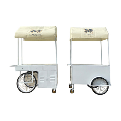 Meilleur prix chariot d'affaires alimentaires pousse chariot sur mesure avec remorque