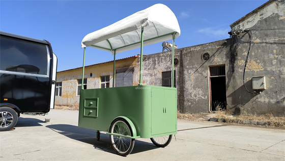 Camion alimentaire Mini-remorque de nourriture hamburgers pizza barbecue fast food remorque bicyclette crème glacée chariot à vendre