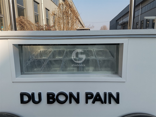 Application populaire d'automne dans la rue Chariot de glaces Chariot de crème glacée italienne avec CE
