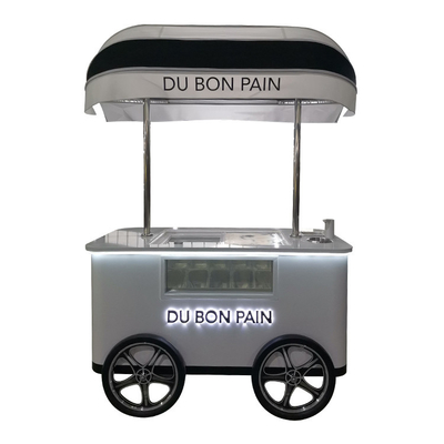 prix d'usine chariot de glace italien chariot de poussée de crème glacée