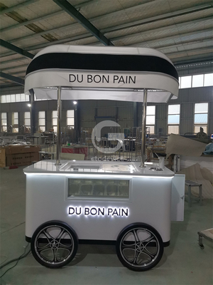 prix d'usine chariot de glace italien chariot de poussée de crème glacée