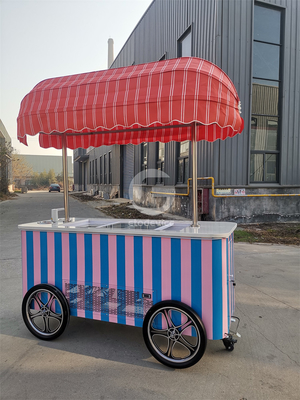 Vente de panier de crème glacée / panier de crème glacée mobile