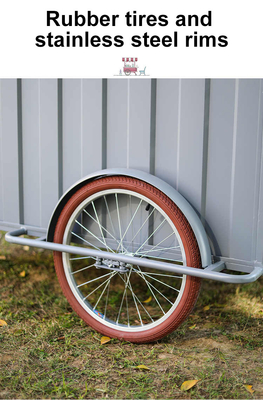 Vélo à trois roues portable à café, chariot de poussée artisanale pour les brasseries en déplacement