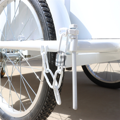 Nouveau état et les chips concession glace panier tricycle à vendre