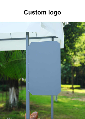 Taille de logo personnalisée Panier alimentaire mobile Panier de vente à la main pour le commerce de détail Panier de crème glacée