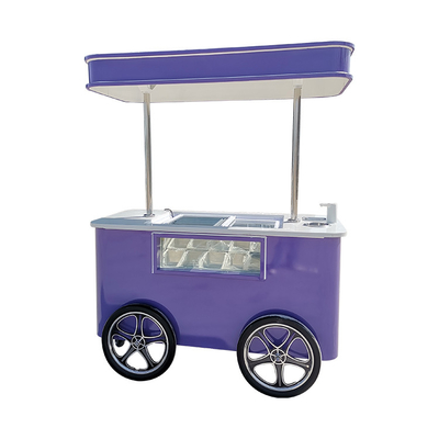 Application populaire de rue d'été Chariot de glaces Chariot de crème glacée italienne avec CE