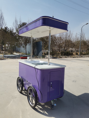 machine à glaçons à glaçons chariot à glaces avec roues chariot à glaces extérieur homologué CE