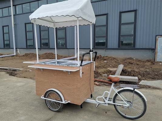 Bicicleta de boissons artisanale écologique La solution durable pour la vente alimentaire mobile