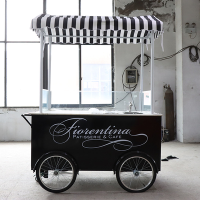 Couleur personnalisée Vélo mobile Chariot alimentaire Pousse à la main Type Longue durée de vie