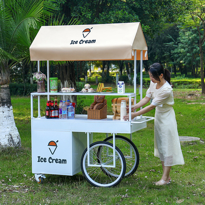 Facilité d'utilisation de la remorque de crêpe pour bicyclette pour les bonbons écologiques