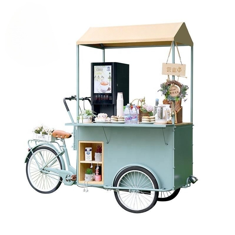 Tricycles à tension personnalisée Vélo conteneur camion alimentaire avec 0-10000 tension