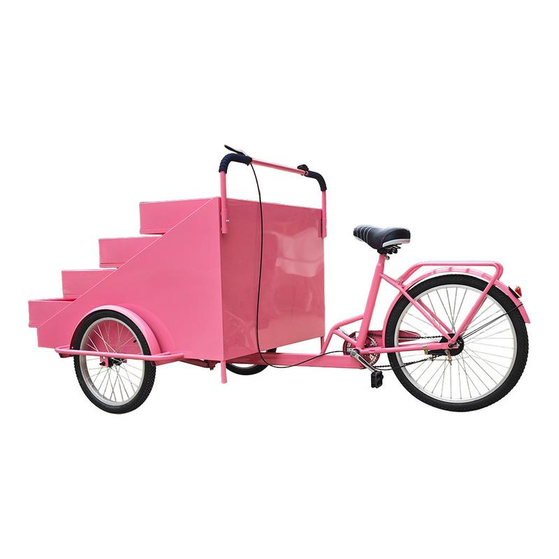 Tricycle électrique de restauration rapide en plein air à haute productivité pour les applications de boulangerie