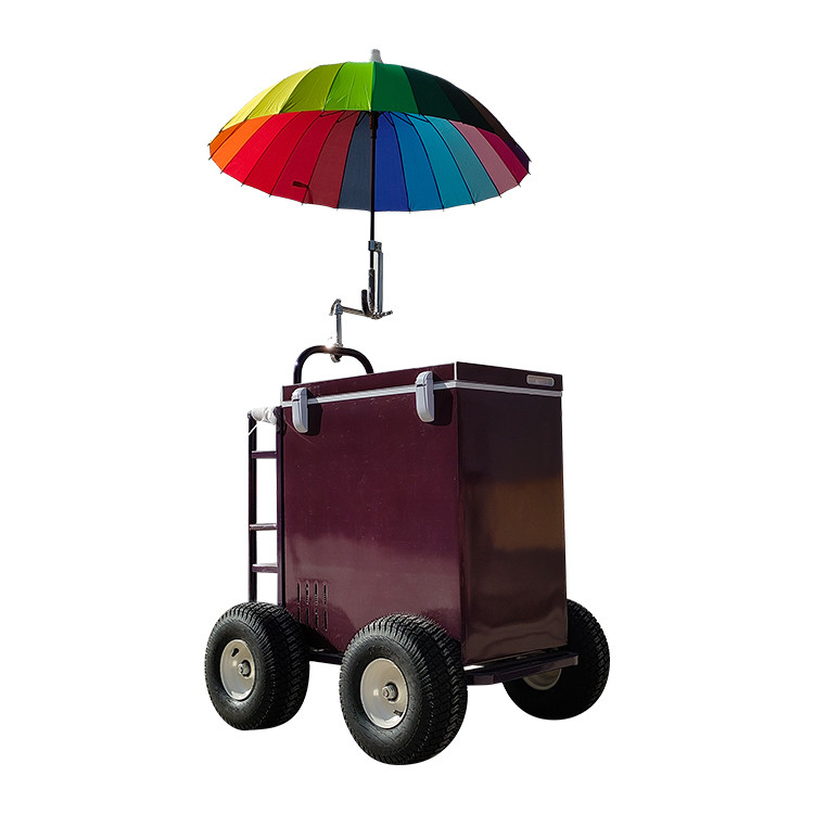 Petit chariot de vitrine avec fonction de refroidisseur