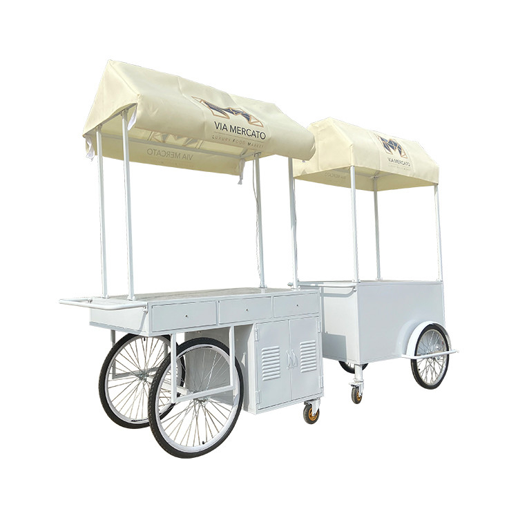 Voiture mobile à hot-dogs, panier de nourriture, glace, remorque à bas prix, standard australien à vendre.